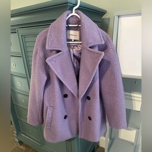 BCBGeneration Lavender Textured Coat Women’s size large